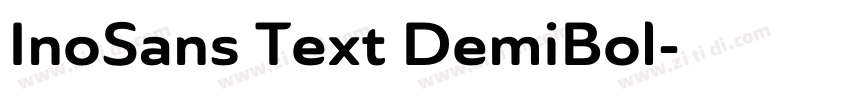 InoSans Text DemiBol字体转换 InoSans Text DemiBol字体转换